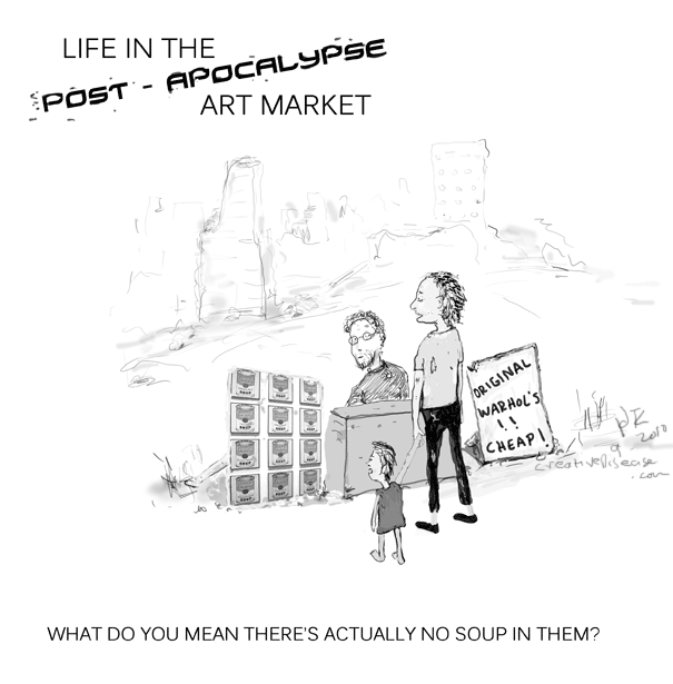 art market cartoon