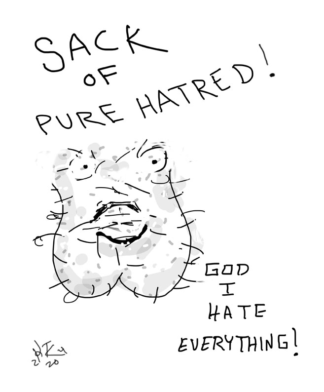 sack of pure hatred