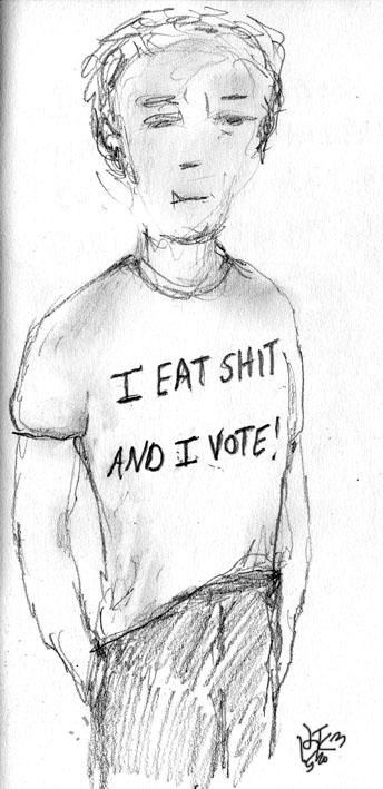 voting cartoon