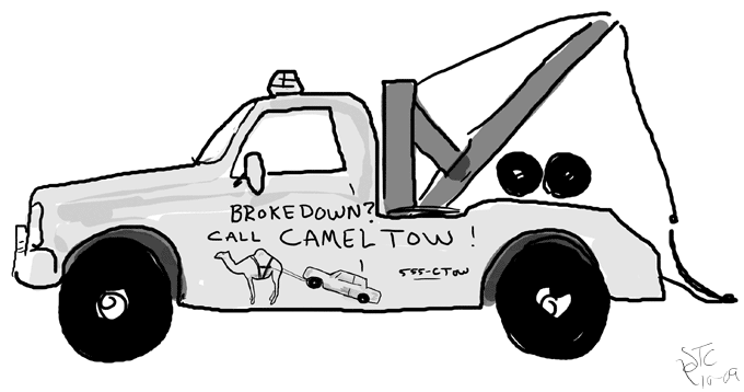 camel tow truck