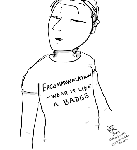 excommunication pride shirt cartoon holtek