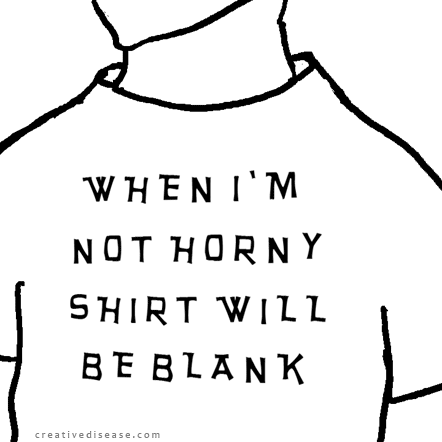 horny t-shirt cartoon holtek