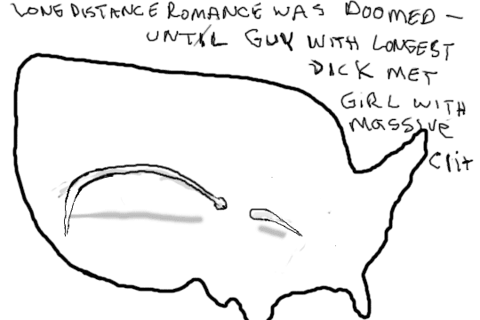 long distance romance dick clit
