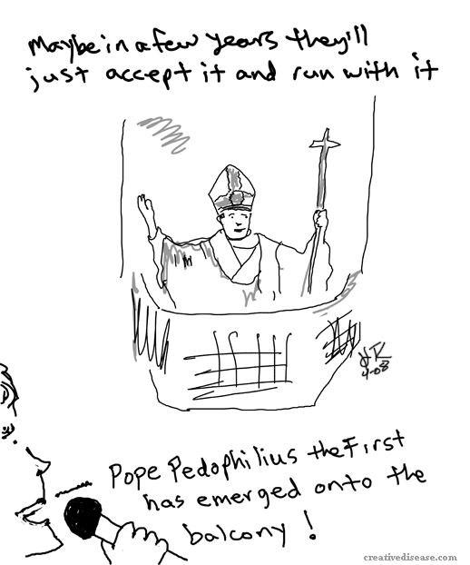 Pope Pedophile cartoon holtek