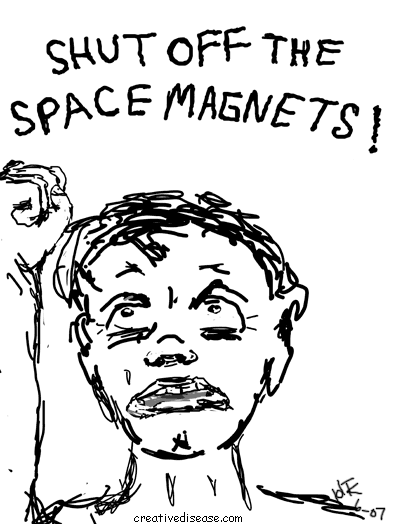 shut off the space magnets! holtek