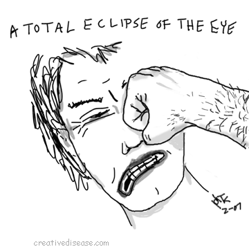 total eclipse of the eye