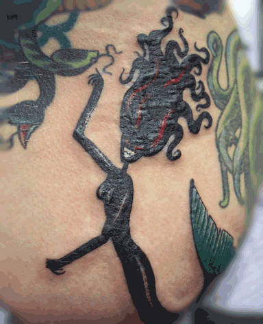 mermaid tattoo Angus Oblong