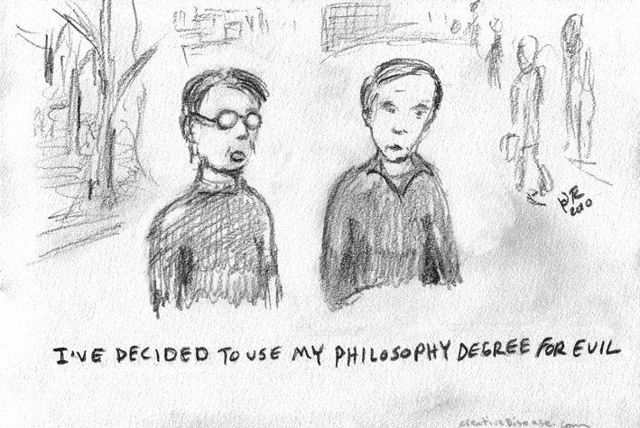 philosophy degree cartoon evil
